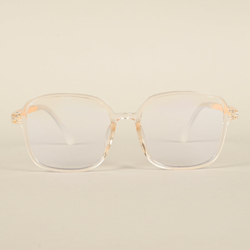 Voyage Air Nude Square Eyeglasses for Men & Women (901MG4385-C3)