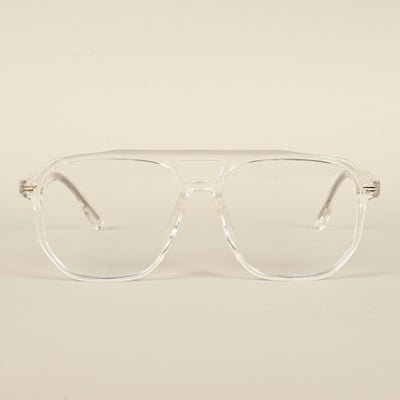 Voyage Transparent Wayfarer Eyeglasses for Men & Women (28365MG4374-C2)