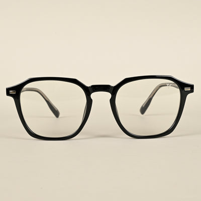 Voyage Black Wayfarer Eyeglasses for Men & Women (72014MG4398-C1)