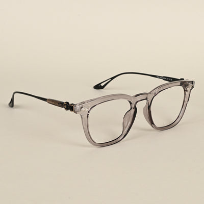 Voyage Grey Wayfarer Eyeglasses for Men & Women (TR90646MG4396-C3)