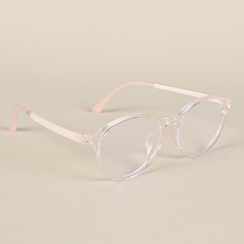 Voyage Air Transparent Round Eyeglasses for Men & Women (910MG4379-C2)