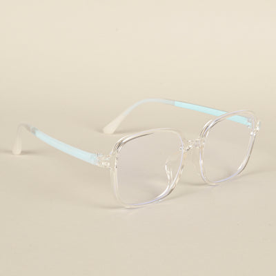 Voyage Air Transparent Square Eyeglasses for Men & Women (901MG4386-C4)