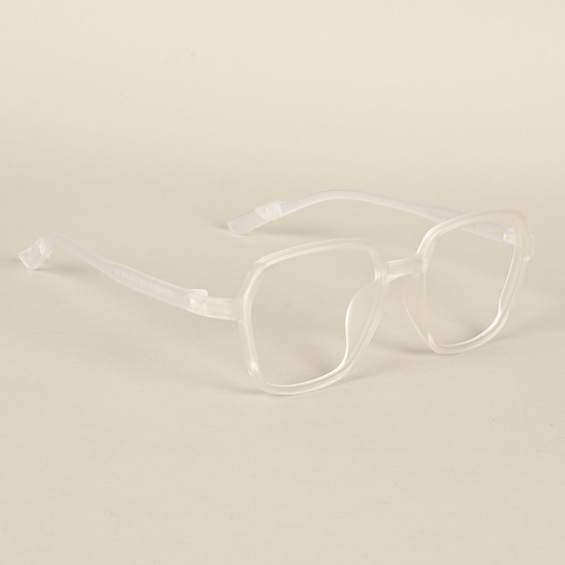Voyage Air Transparent Square Eyeglasses for Men & Women (TR1018MG4394-C2)