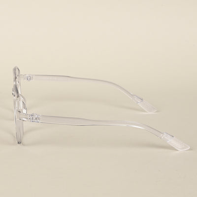 Voyage Air Grey Square Eyeglasses for Men & Women (TR1018MG4393-C3)