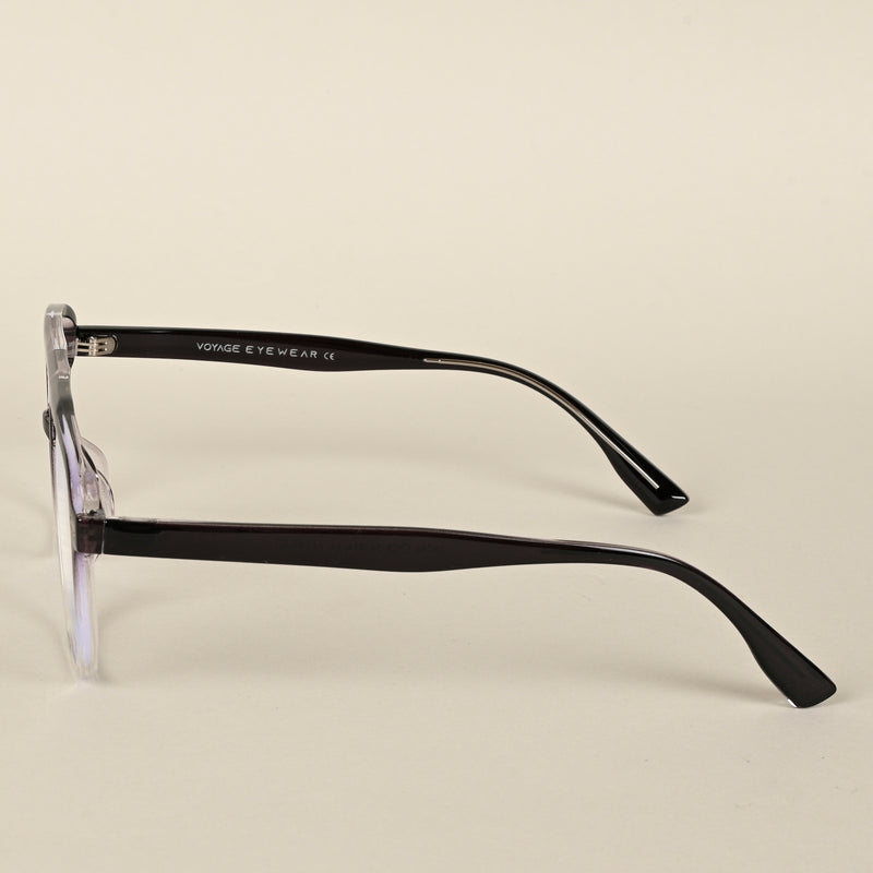 Voyage Black & Clear Wayfarer Eyeglasses for Men & Women (28365MG4373-C5)