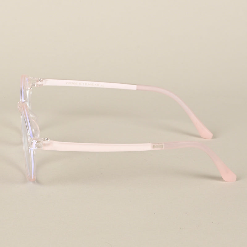 Voyage Air Transparent Round Eyeglasses for Men & Women (910MG4379-C2)