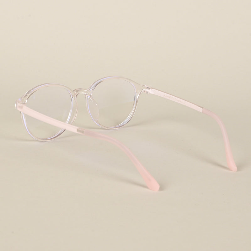 Voyage Air Transparent Round Eyeglasses for Men & Women (910MG4379-C2)