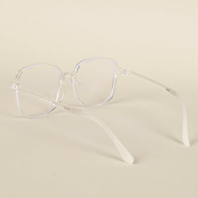 Voyage Air Transparent Square Eyeglasses for Men & Women (901MG4384-C2)