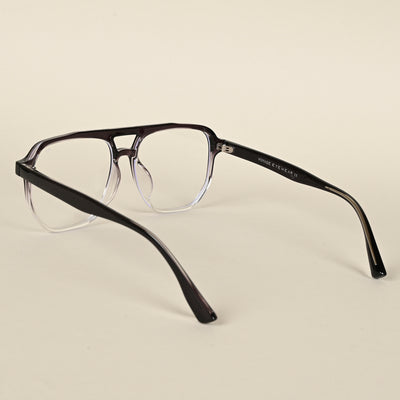 Voyage Black & Clear Wayfarer Eyeglasses for Men & Women (28365MG4373-C5)