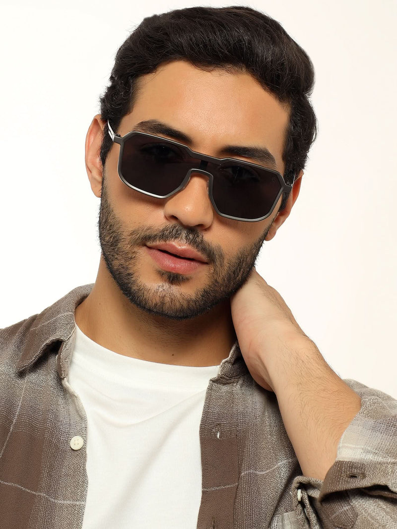 Matrix - Grey Square Metal Sunglasses I RH9522CL859