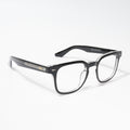 HEXXA Black & Transparent Square Eyeglasses for Men & Women (S9015CL489-C2)