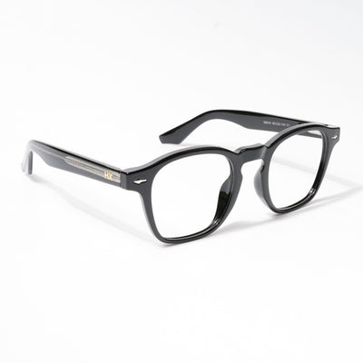 HEXXA Shine Black Square Eyeglasses for Men & Women (S9016CL492-C1)