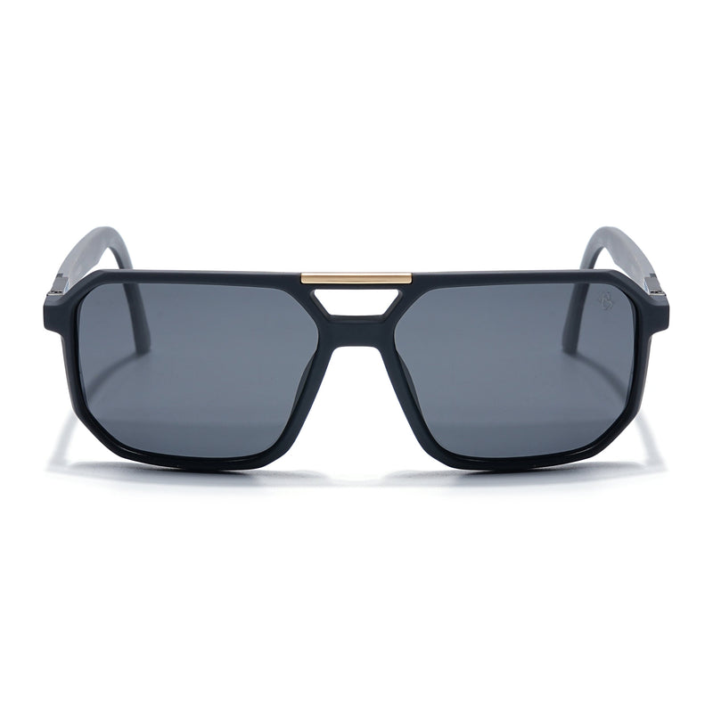 Eyejack Grey Wayfarer Polarized Sunglasses for Men & Women (SR012PCL1113)