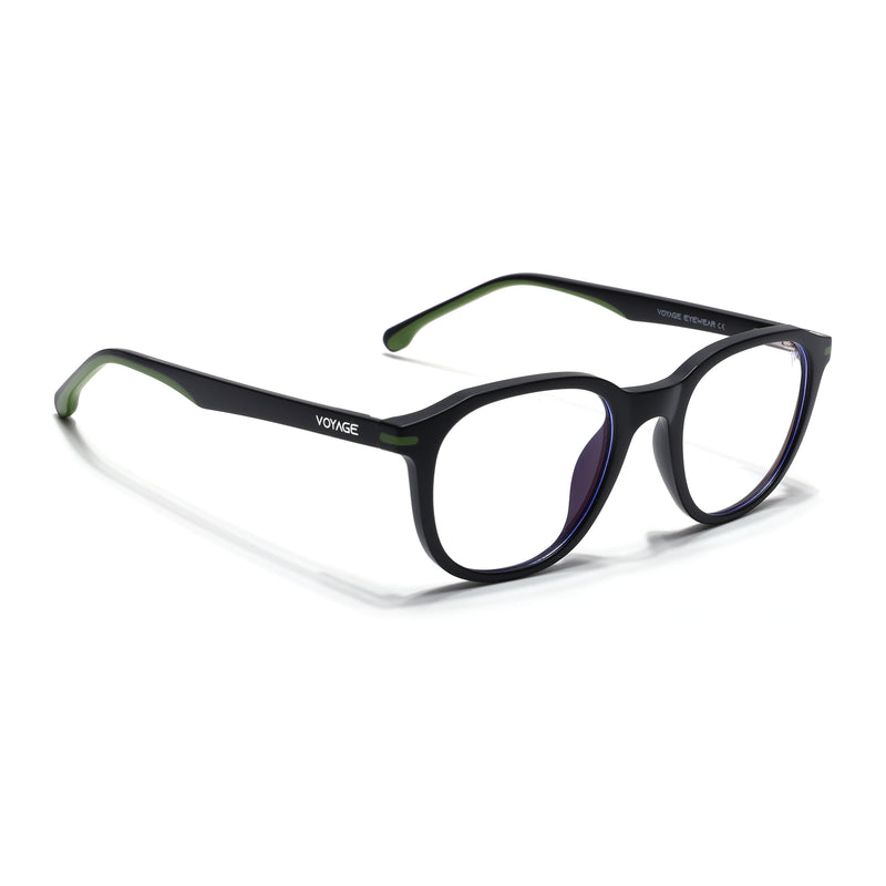 Voyage Black Wayfarer Eyeglasses for Men & Women (SV001FMG7430-C2)