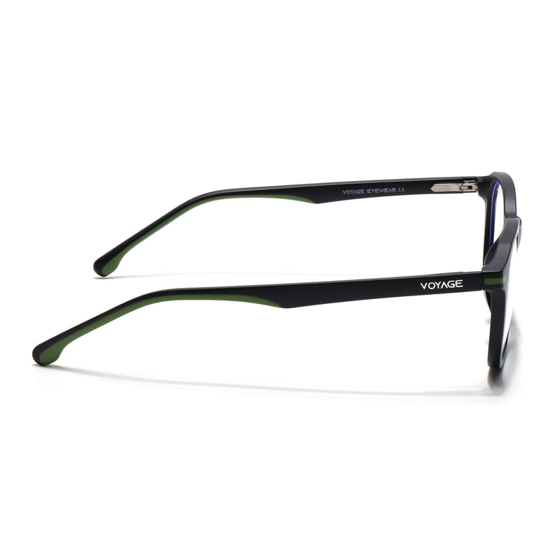 Voyage Black Wayfarer Eyeglasses for Men & Women (SV001FMG7430-C2)