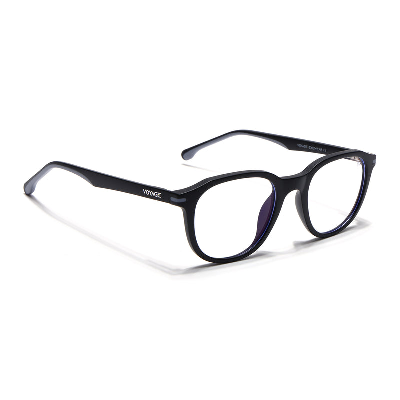 Voyage Black Wayfarer Eyeglasses for Men & Women (SV001FMG7431-C3)