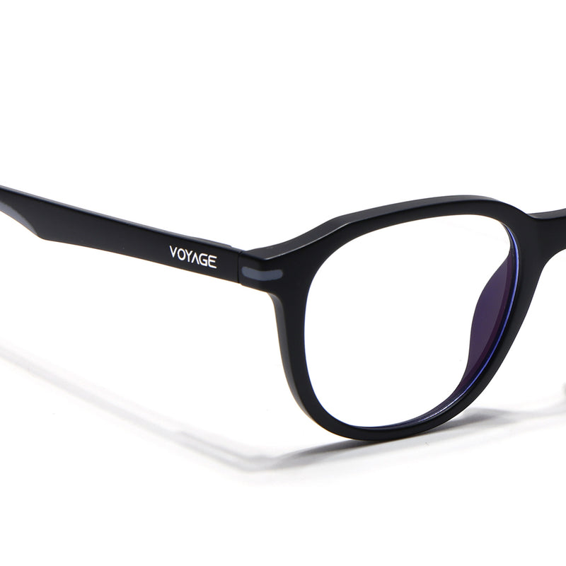 Voyage Black Wayfarer Eyeglasses for Men & Women (SV001FMG7431-C3)