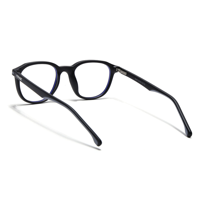 Voyage Black Wayfarer Eyeglasses for Men & Women (SV001FMG7431-C3)