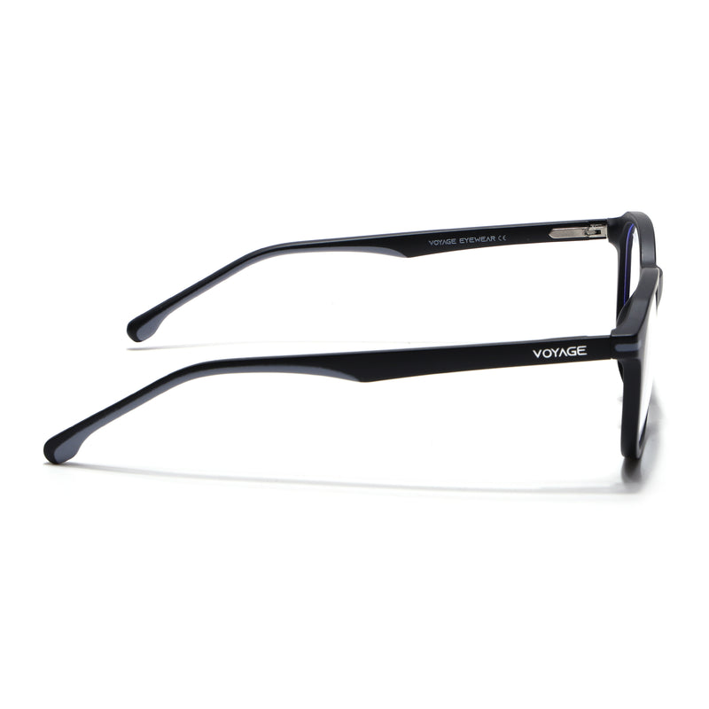 Voyage Black Wayfarer Eyeglasses for Men & Women (SV001FMG7431-C3)