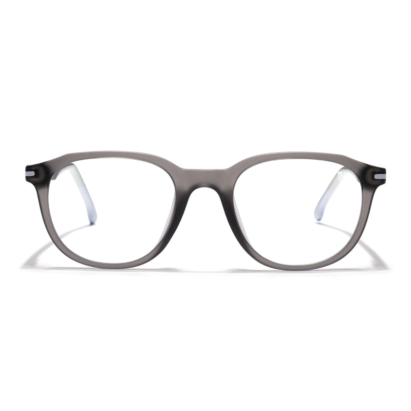 Voyage Dark Grey Wayfarer Eyeglasses for Men & Women (SV001FMG7432-C4)