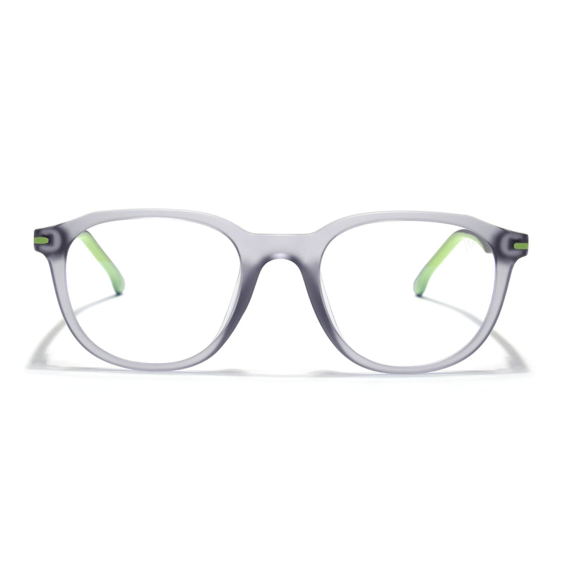 Voyage Light Grey Wayfarer Eyeglasses for Men & Women (SV001FMG7433-C5)