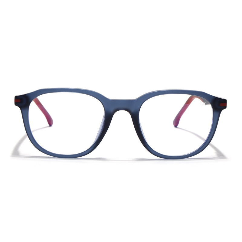 Voyage Blue Wayfarer Eyeglasses for Men & Women (SV001FMG7434-C6)