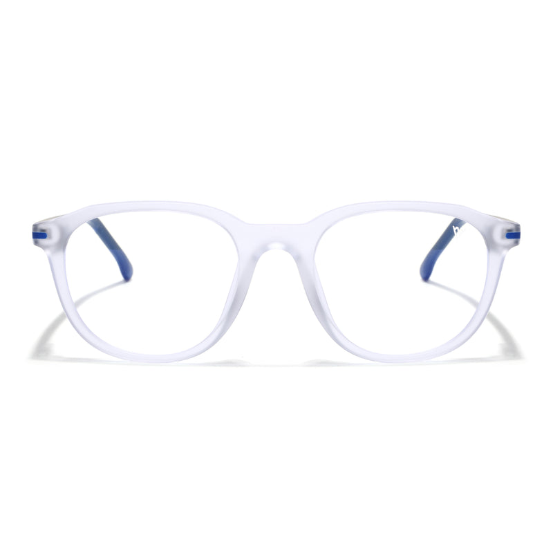 Voyage Transparent Wayfarer Eyeglasses for Men & Women (SV001FMG7436-C8)