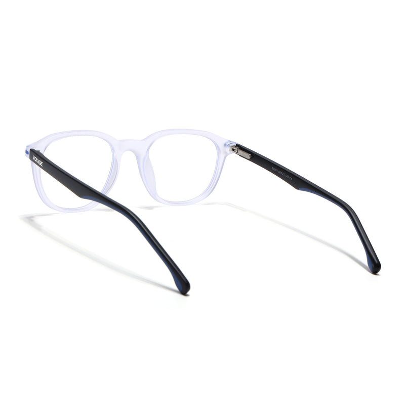 Voyage Transparent Wayfarer Eyeglasses for Men & Women (SV001FMG7436-C8)
