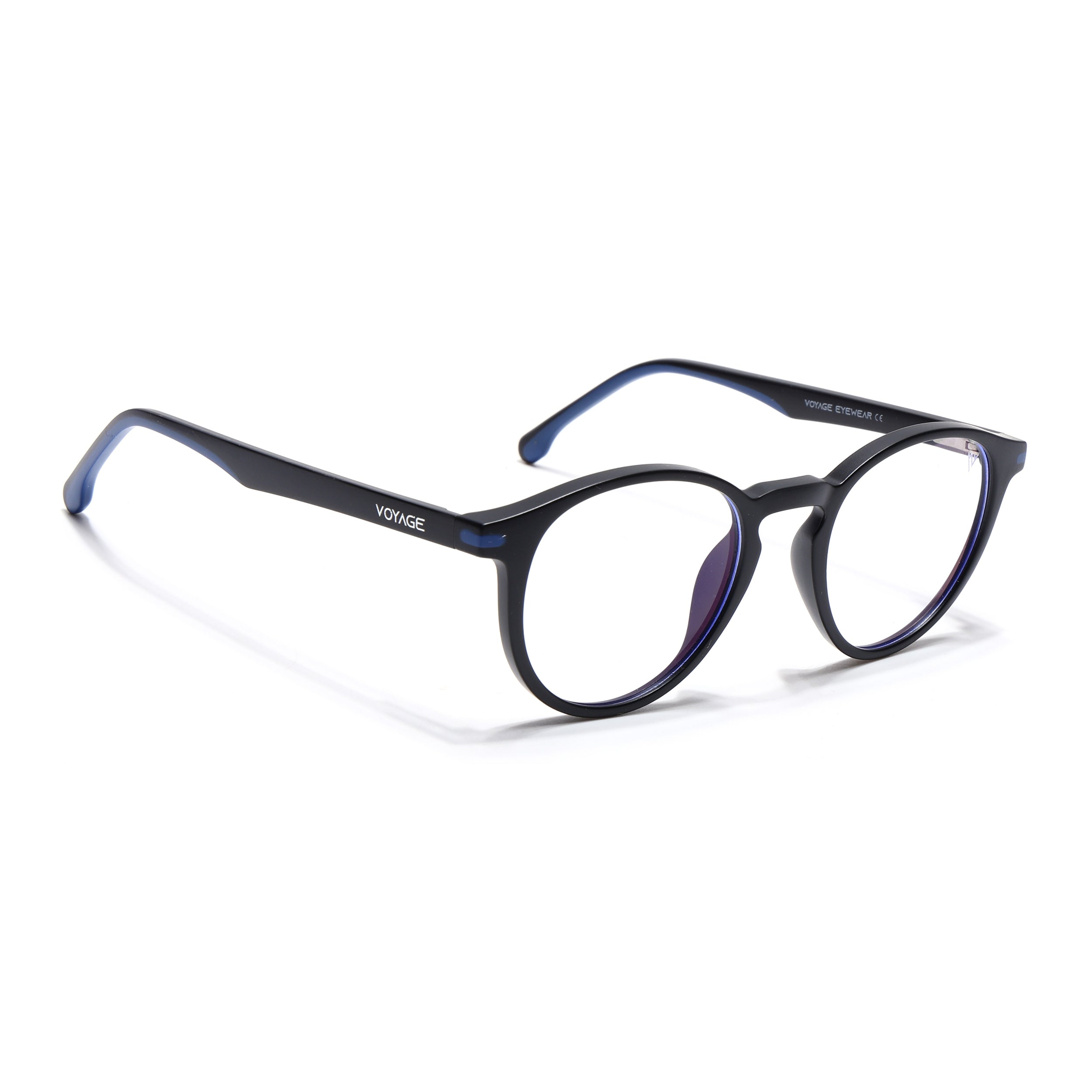 Voyage Aero | Black | Round Eyeglasses (SV002FMG7437-C1)