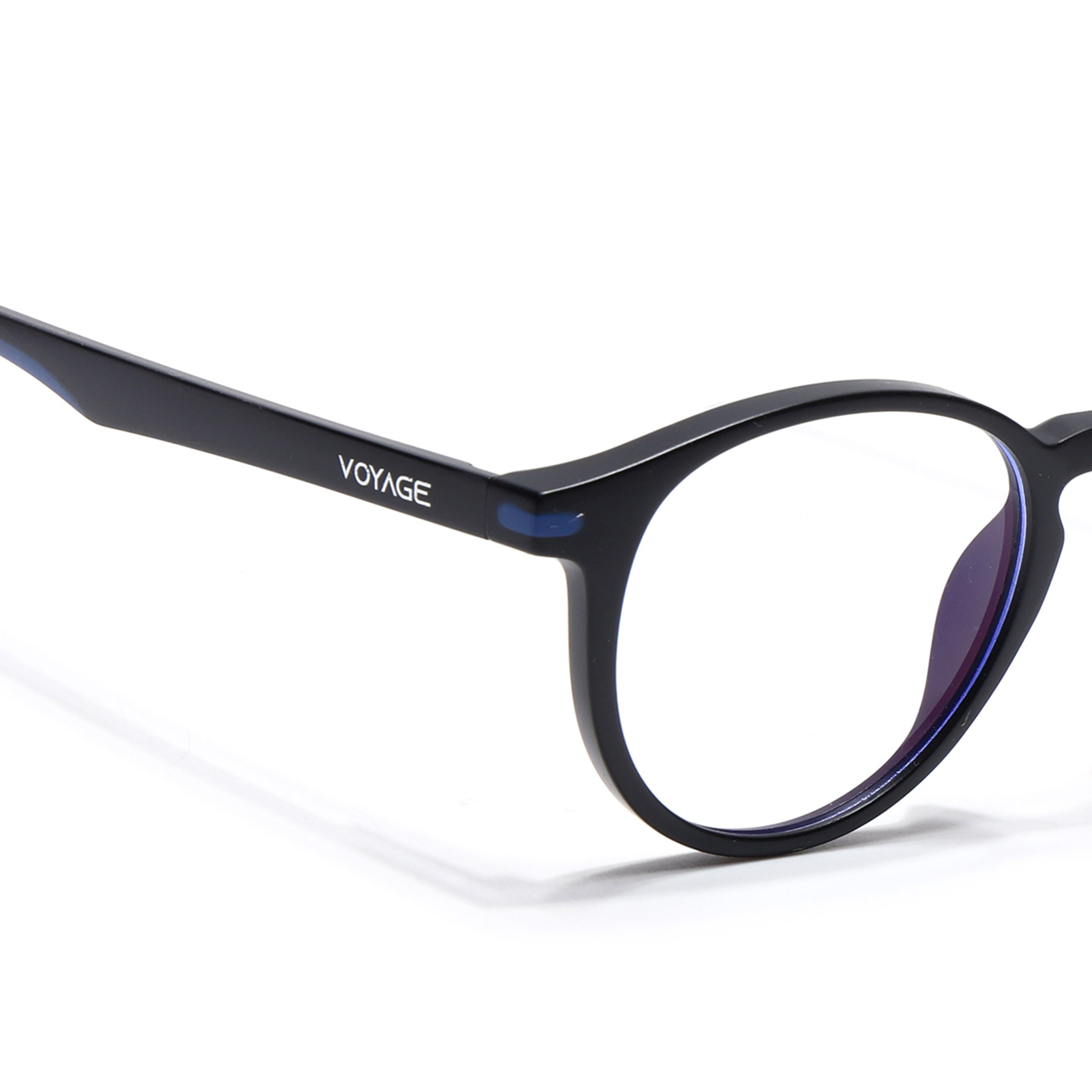 Voyage Aero | Black | Round Eyeglasses (SV002FMG7437-C1)