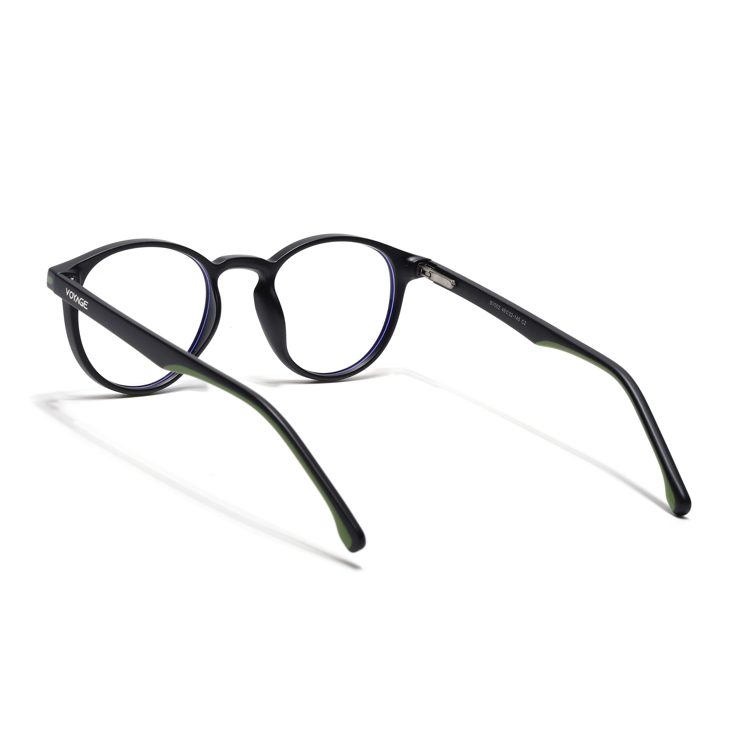 Voyage Aero | Black | Round Eyeglasses (SV002FMG7438-C2)