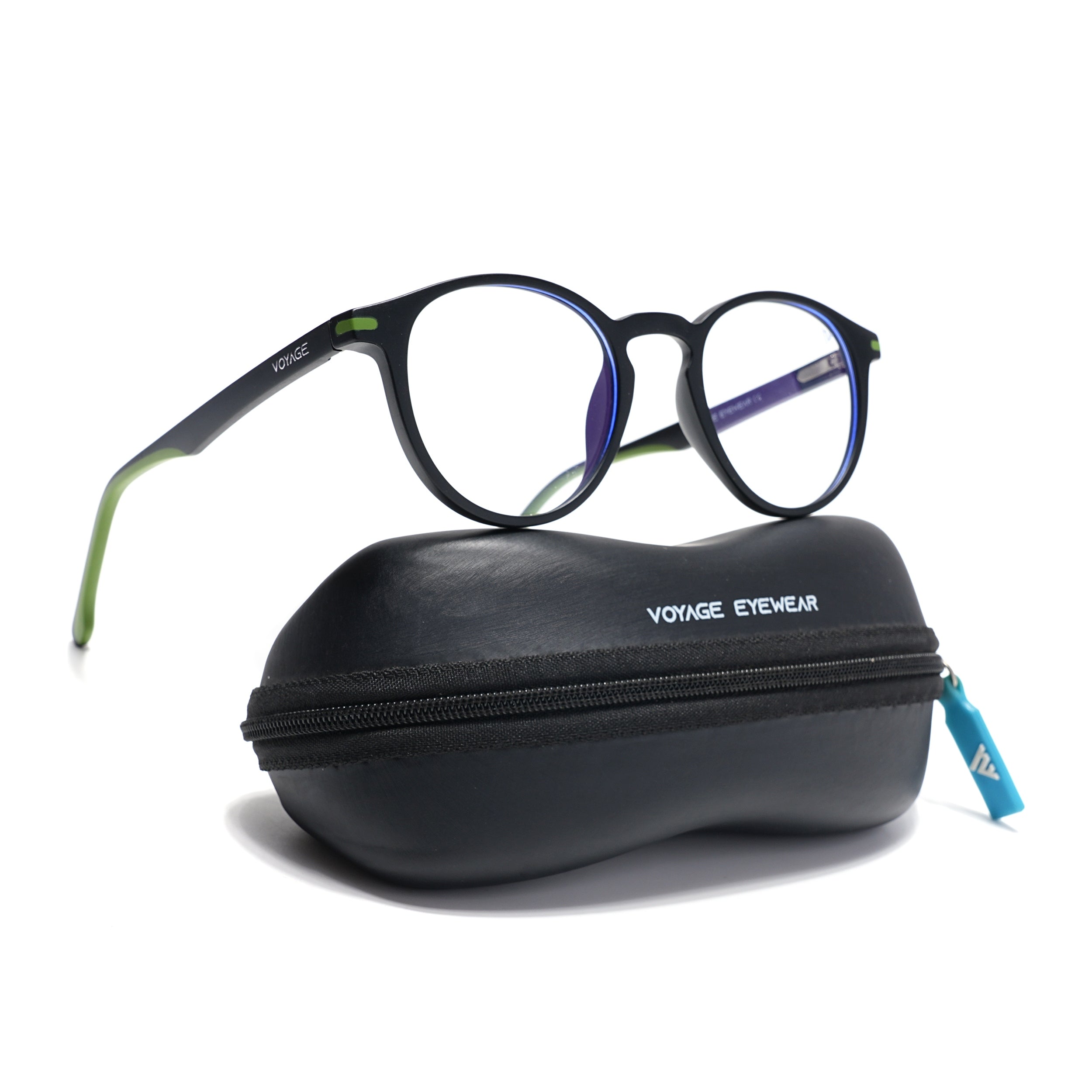 Voyage Aero | Black | Round Eyeglasses (SV002FMG7438-C2)
