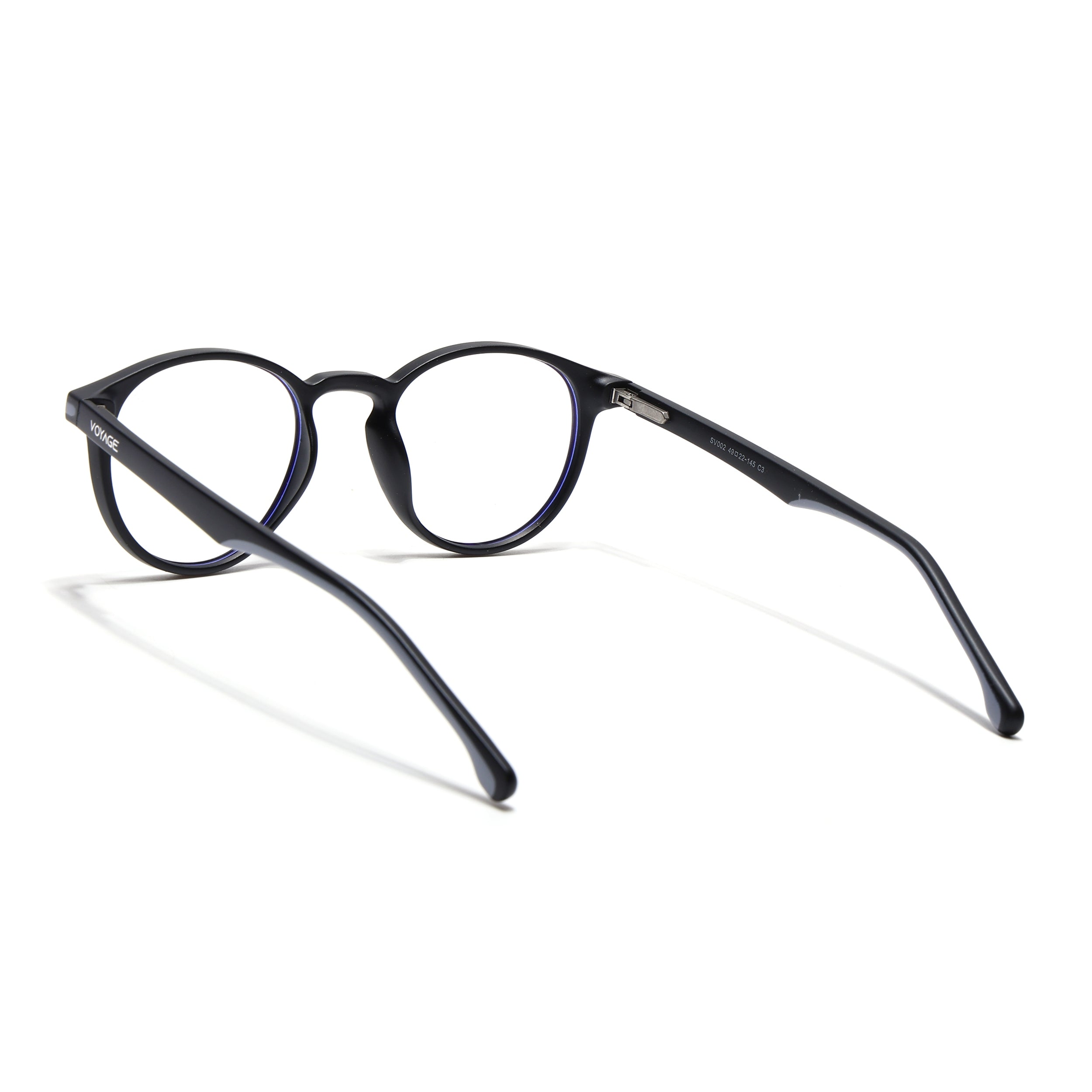 Voyage Aero | Black | Round Eyeglasses (SV002FMG7439-C3)