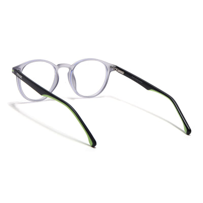 Voyage Aero | Light Grey | Round Eyeglasses (SV002FMG7441-C5)