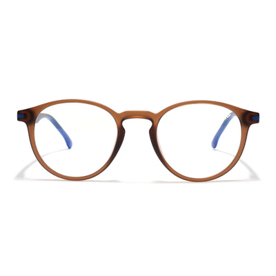 Voyage Aero | Brown | Round Eyeglasses (SV002FMG7443-C7)