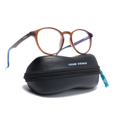 Voyage Aero | Brown | Round Eyeglasses (SV002FMG7443-C7)
