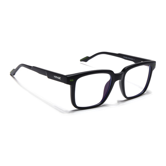 Voyage Aero | Black | Square Eyeglasses (SV003FMG7446-C2)