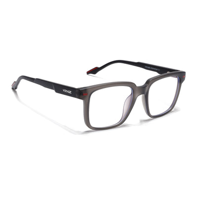 Voyage Aero | Dark Grey | Square Eyeglasses (SV003FMG7448-C4)