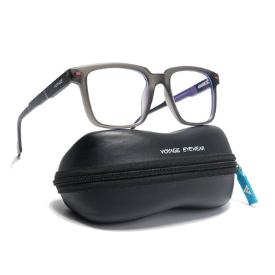 Voyage Aero | Dark Grey | Square Eyeglasses (SV003FMG7448-C4)