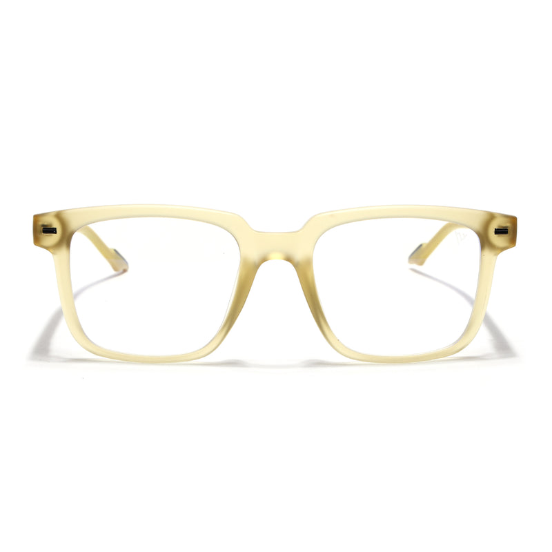 Voyage Yellow Square Eyeglasses for Men & Women (SV003FMG7451-C7)