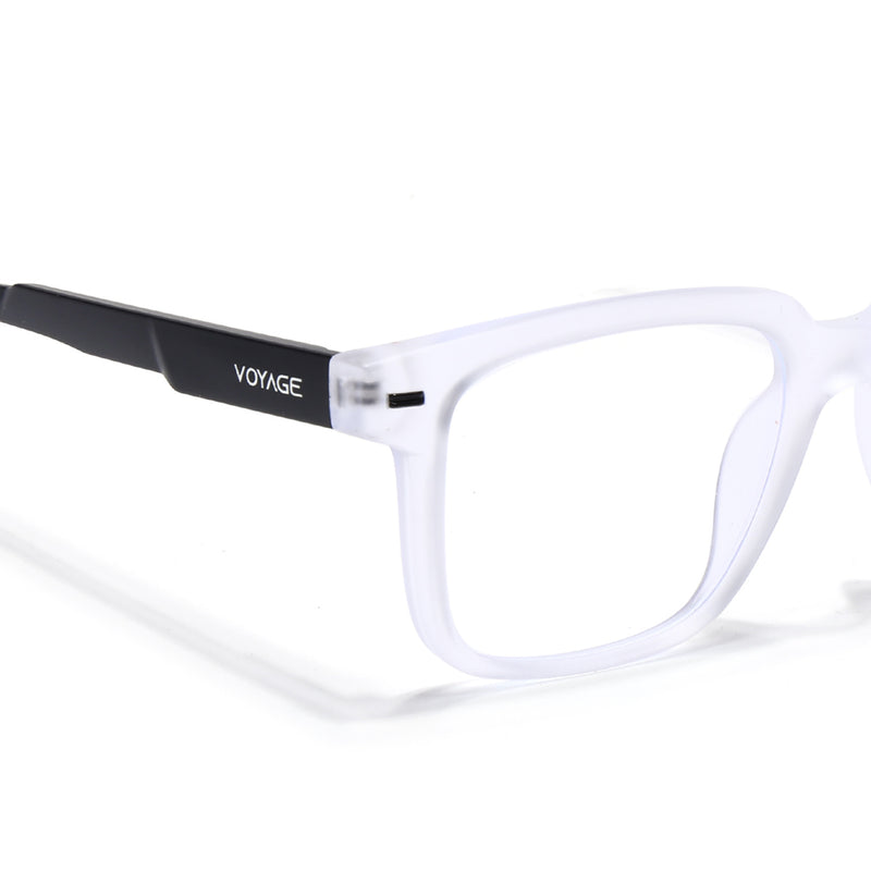 Voyage Transparent Square Eyeglasses for Men & Women (SV003FMG7452-C8)