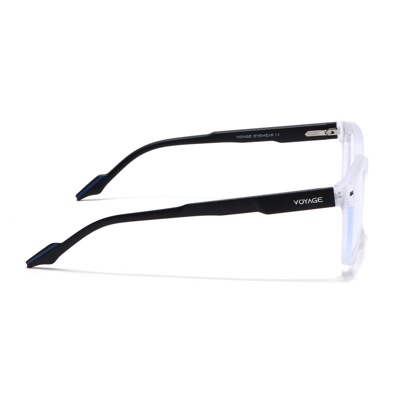 Voyage Transparent Square Eyeglasses for Men & Women (SV003FMG7452-C8)
