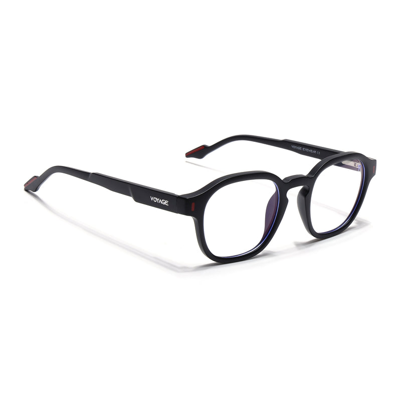 Voyage Black Wayfarer Eyeglasses for Men & Women (SV004FMG7453-C1)