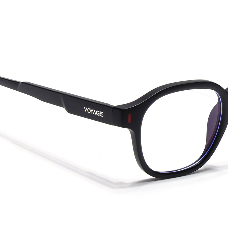Voyage Black Wayfarer Eyeglasses for Men & Women (SV004FMG7453-C1)