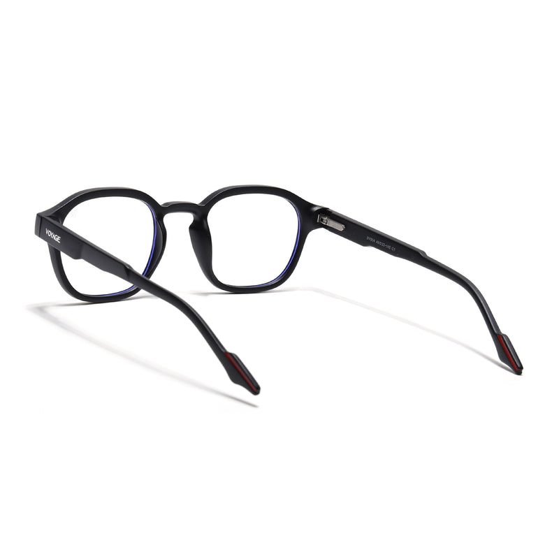 Voyage Black Wayfarer Eyeglasses for Men & Women (SV004FMG7453-C1)