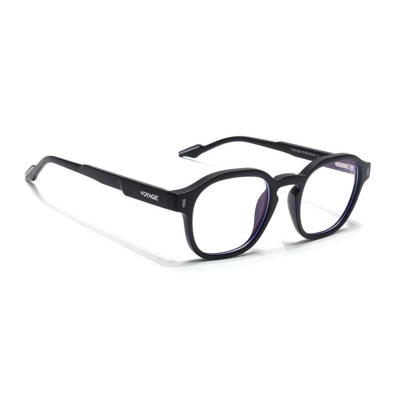 Voyage Black Wayfarer Eyeglasses for Men & Women (SV004FMG7455-C3)
