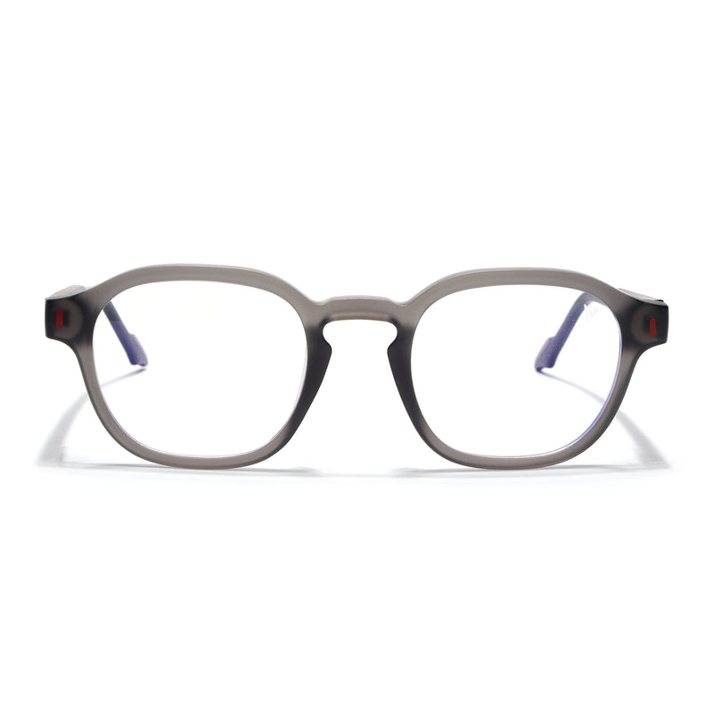 Voyage Dark Grey Wayfarer Eyeglasses for Men & Women (SV004FMG7456-C4)