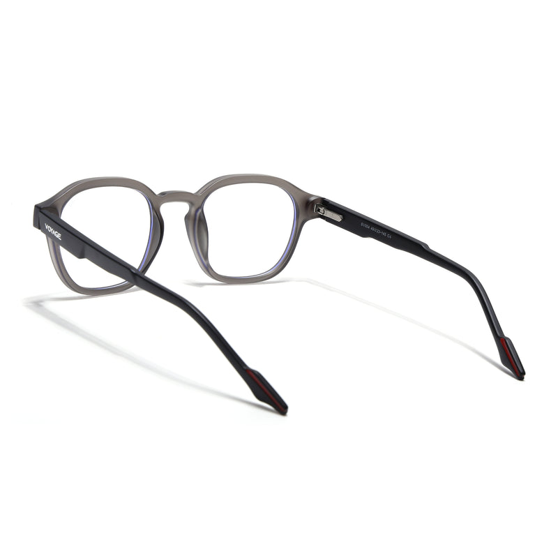 Voyage Dark Grey Wayfarer Eyeglasses for Men & Women (SV004FMG7456-C4)