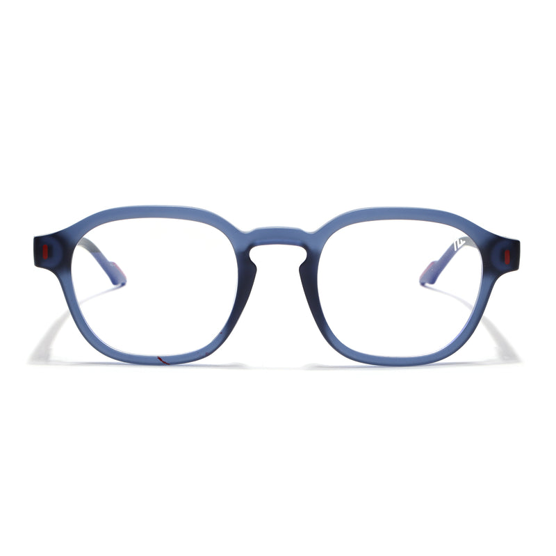 Voyage Blue Wayfarer Eyeglasses for Men & Women (SV004FMG7457-C5)