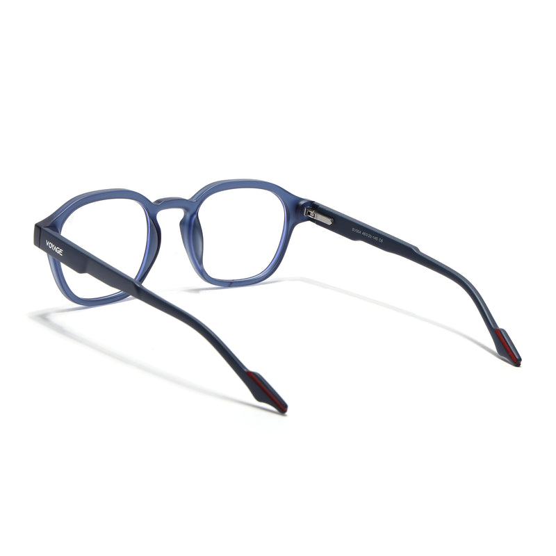 Voyage Blue Wayfarer Eyeglasses for Men & Women (SV004FMG7457-C5)